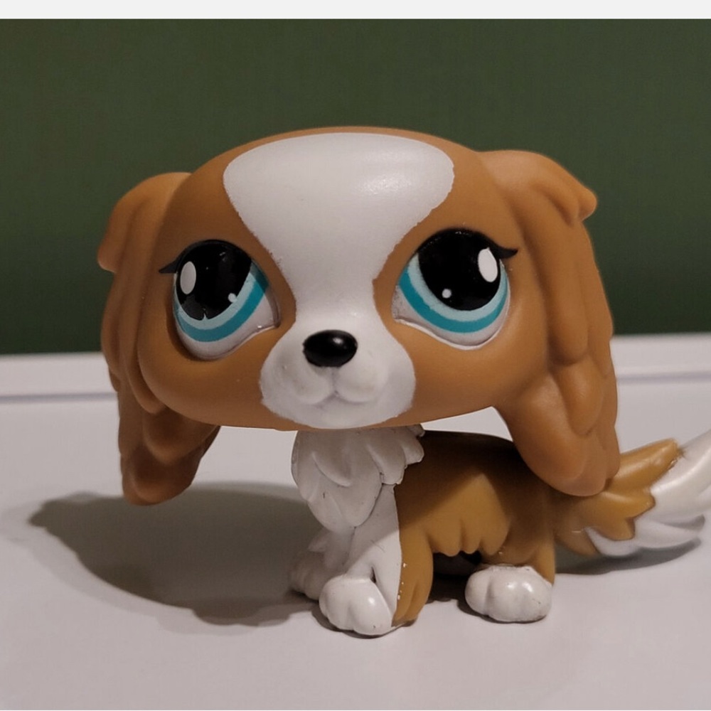 LPS  LITTLEST PETSHOP ORIGINAL AUTHENTIQUE CHIEN DOG CAVAL KING CHARLES